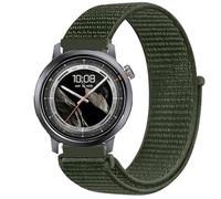 GIOPUEY 22mm Nylon Bracelet Compatible avec Kospet Orb, Réglable Boucle Nylon Respirant Sport Loop Bracelet, Homme Femme - Green