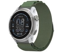 GIOPUEY 24mm Bracelet Compatible avec COROS APEX 4 46mm, Sangle tressée en Nylon Doux - Green