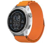 GIOPUEY 24mm Bracelet Compatible avec COROS APEX 4 46mm, Sangle tressée en Nylon Doux - Orange
