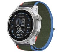 GIOPUEY 24mm Bracelet Compatible avec COROS APEX 4 46mm, Sangle tressée en Nylon Doux [Unisexe] - Green