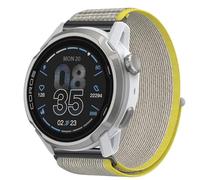 GIOPUEY 24mm Bracelet Compatible avec COROS APEX 4 46mm, Sangle tressée en Nylon Doux [Unisexe] - Yellow