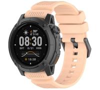 GIOPUEY 24mm Bracelet Compatible avec COROS NOMAD/COROS APEX 4 46mm, Souple silicone Sangle Bracelet [Résistant à l'usure] [Respirant] - pink