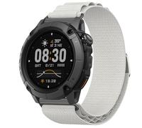 GIOPUEY 24mm Bracelet Compatible avec COROS Nomad, Sangle tressée en Nylon Doux - Grey