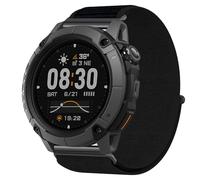 GIOPUEY 24mm Bracelet Compatible avec COROS Nomad, Sangle tressée en Nylon Doux [Unisexe] - Black