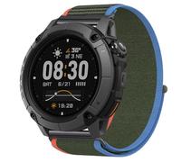 GIOPUEY 24mm Bracelet Compatible avec COROS Nomad, Sangle tressée en Nylon Doux [Unisexe] - Green