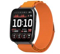 GIOPUEY 24mm Bracelet Compatible avec Garmin Venu X1, Sangle tressée en Nylon Doux - Orange