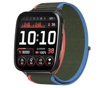 GIOPUEY 24mm Bracelet Compatible avec Garmin Venu X1, Sangle tressée en Nylon Doux [Unisexe] - Green