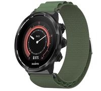GIOPUEY 24mm Bracelet Compatible avec SUUNTO 9 BARO, Sangle tressée en Nylon Doux - Green