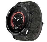GIOPUEY 24mm Bracelet Compatible avec SUUNTO 9 BARO, Sangle tressée en Nylon Doux [Unisexe] - Darkgrey