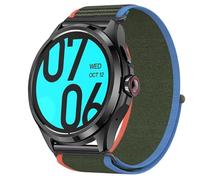 GIOPUEY 24mm Bracelet Compatible avec TicWatch Pro 5, Sangle tressée en Nylon Doux [Unisexe] - Green