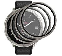 GIOPUEY 3 Pack Protection Écran pour Amazfit Active 2, [Couverture Complète] Mince Matériau Composite Film [Anti-Rayures] [Anti-Bulle] - Transparent