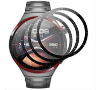 GIOPUEY 3 Pack Protection Écran pour Huawei Watch 4 Pro Space Edition, [Couverture Complète] Mince Matériau Composite Film [Anti-Rayures] [Anti-Bulle] - Transparent