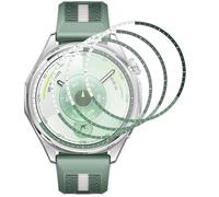 GIOPUEY 3 Pack Protection Écran pour Huawei Watch GT 6 46mm, [Couverture Complète] Mince Matériau Composite Film [Anti-Rayures] [Anti-Bulle] - Green