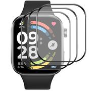 GIOPUEY 3 Pack Protection Écran pour Xiaomi Redmi Watch 6, [Couverture Complète] Mince Matériau Composite Film [Anti-Rayures] [Anti-Bulle] - Transparent