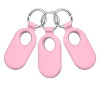 GIOPUEY 3 Pièce Étuis Compatible avec Samsung Galaxy SmartTag 2 2023, Matériau Silicone Coque- Pink