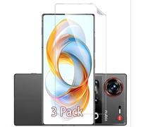 GIOPUEY [3 Pièces Protection Écran Compatible avec Nubia Z70 Ultra/Z70S Ultra, TPU Souple à Haute Transmittance, Très Mince, Résistant Aux Rayures, Coque Compatible