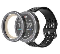 GIOPUEY Bague de Protection Compatible avec Amazfit Active 2,Anneau pour Montre Connectée Bezel Ring Styling, Lunette de Protection en métal en Alliage d'aluminium - Grey