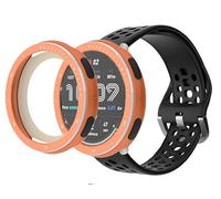 GIOPUEY Bague de Protection Compatible avec Amazfit Active 2,Anneau pour Montre Connectée Bezel Ring Styling, Lunette de Protection en métal en Alliage d'aluminium - Orange