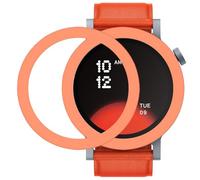 GIOPUEY Bague de Protection Compatible avec CMF Watch Pro 2,Anneau pour Montre Connectée Bezel Ring Styling, Lunette de Protection en métal en Alliage d'aluminium - F-Orange