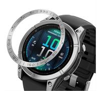GIOPUEY Bague de Protection Compatible avec Garmin Fenix 8 47mm,Anneau pour Montre Connectée Bezel Ring Styling, Lunette de Protection en métal en Alliage d'aluminium - Silver