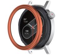 GIOPUEY Bague de Protection Compatible avec Nothing CMF Watch Pro 2,Anneau pour Montre Connectée Bezel Ring Styling, Lunette de Protection en métal en Alliage d'aluminium - yj-Orange