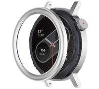 GIOPUEY Bague de Protection Compatible avec Nothing CMF Watch Pro 2,Anneau pour Montre Connectée Bezel Ring Styling, Lunette de Protection en métal en Alliage d'aluminium - yj-Silver