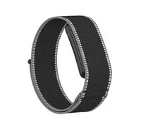 GIOPUEY Biceps Bracelet Compatible avec Garmin CIRQA Smart Band, élastique réglable Sangle tressée en Nylon Doux [Unisexe] - A-Black/Gary