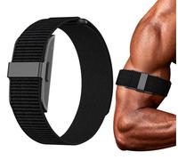 GIOPUEY Biceps Bracelet Compatible avec Hume Band, élastique réglable Sangle tressée en Nylon Doux [Unisexe] - Black