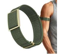GIOPUEY Biceps Bracelet Compatible avec Polar Loop Strap, élastique réglable Sangle tressée en Nylon Doux [Unisexe] - A-Green