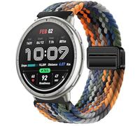 GIOPUEY Bracelet Compatible avec Amazfit Active 2, Sangle tressée en Nylon Doux [Unisexe] - Colourful