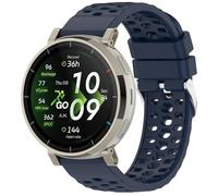 GIOPUEY Bracelet Compatible avec Amazfit Active 3 Premium/Active 2/T-Rex 3 Pro 44mm, Souple Silicone Sangle Bracelet [Résistant à l'usure] [Respirant] - Midnight Blue