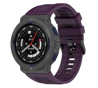 GIOPUEY Bracelet Compatible avec Amazfit Active Edge, Souple Silicone Sangle Bracelet [Résistant à l'usure] [Respirant] Montre Bracelet - Purple