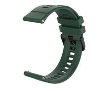 GIOPUEY Bracelet Compatible avec Amazfit Balance 2/3/2 XT/Balance Ultra/Bip Max/Active Max/Cheetah 2 Ultra/Bip6/Bip5, Souple Silicone Sangle Bracelet [Résistant à l'usure] [Respirant] - Army Green
