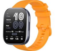 GIOPUEY Bracelet Compatible avec Amazfit Bip 6, 22mm Souple silicone Sangle Bracelet [Résistant à l'usure] [Respirant] - Yellow