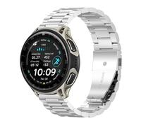 GIOPUEY Bracelet Compatible avec Amazfit Cheetah 2 Pro, Acier Inoxydable Sangle Bracelet [Résistant à l'usure] - Silver