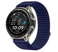 GIOPUEY Bracelet Compatible avec Amazfit Cheetah 2 Pro, Nylon Réglable Boucle Nylon Respirant Sport Loop Bracelet Extérieur Strap Band - Darkblue