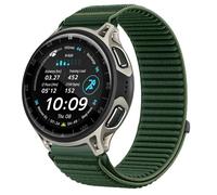GIOPUEY Bracelet Compatible avec Amazfit Cheetah 2 Pro, Nylon Réglable Boucle Nylon Respirant Sport Loop Bracelet Extérieur Strap Band - DarkGreen