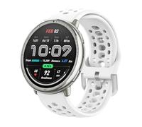 GIOPUEY Bracelet Compatible avec Amazfit GTS 4 Mini/GTS 3/2/2e/2 mini, Souple silicone Sangle Bracelet [Résistant à l'usure] [Respirant] - white