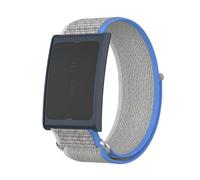 GIOPUEY Bracelet Compatible avec Amazfit Helio Strap, Sangle tressée en Nylon Doux [Unisexe] - Blue/Grey