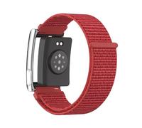 GIOPUEY Bracelet Compatible avec Amazfit Helio Strap, Sangle tressée en Nylon Doux [Unisexe] - Red