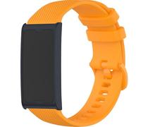 GIOPUEY Bracelet Compatible avec Amazfit Helio Strap, Souple silicone Sangle Bracelet [Résistant à l'usure] [Respirant] - Yellow