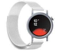 GIOPUEY Bracelet Compatible avec CMF Watch Pro 2, Bracelet en Acier Inoxydable tressé [magnétique] Montre Bracelet - Silver