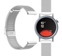 GIOPUEY Bracelet Compatible avec CMF Watch Pro 2, Bracelet en Acier Inoxydable tressé [Résistant à l'usure] Montre Bracelet - Silver