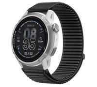 GIOPUEY Bracelet Compatible avec COROS APEX 4 42mm, Nylon Réglable Boucle Nylon Respirant Sport Loop Bracelet Extérieur Strap Band - Black