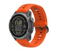 GIOPUEY Bracelet Compatible avec Coros Apex 4 42mm/Pace4/Pace3/Pace Pro, Souple Silicone Sangle Bracelet [Résistant à l'usure] [Respirant] - Orange