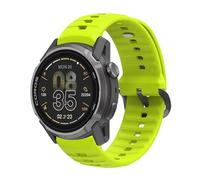GIOPUEY Bracelet Compatible avec Coros Apex 4 46mm/Coros Nomad, Souple Silicone Sangle Bracelet [Résistant à l'usure] [Respirant] - Lime Colored