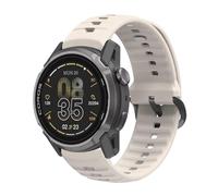GIOPUEY Bracelet Compatible avec Coros Apex 4 46mm/Coros Nomad, Souple Silicone Sangle Bracelet [Résistant à l'usure] [Respirant] - Beige