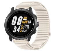 GIOPUEY Bracelet Compatible avec COROS APEX 4 46mm, Nylon Réglable Boucle Nylon Respirant Sport Loop Bracelet Extérieur Strap Band - Beige