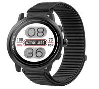 GIOPUEY Bracelet Compatible avec COROS Pace 2, Nylon Réglable Boucle Nylon Respirant Sport Loop Bracelet Extérieur Strap Band - Black