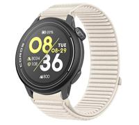 GIOPUEY Bracelet Compatible avec COROS Pace 3, Nylon Réglable Boucle Nylon Respirant Sport Loop Bracelet Extérieur Strap Band - Beige
